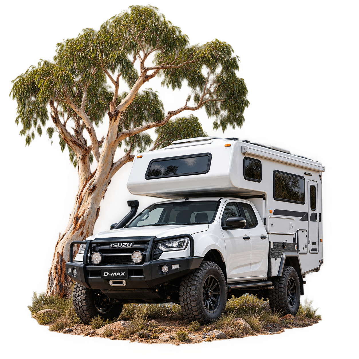 Isuzu D-Max with Slide On Vans camper